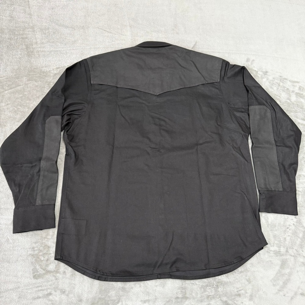 Filson x Wrangler Adventure Shirt Mens XL Black Pearl Snap Western New NWT - Picture 7 of 9